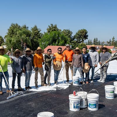Commercial roof same-day inspection
